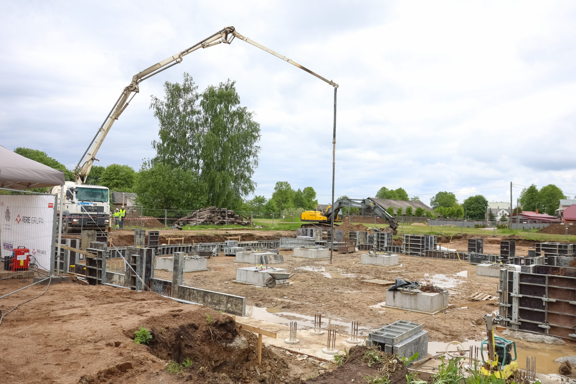 Construction of D-category State Fire and Rescue Service depot in Priekule